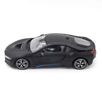 Радиоуправляемая машина Rastar BMW i8 Black 1:14 (двери открываеются с пульта) - RAS-71000