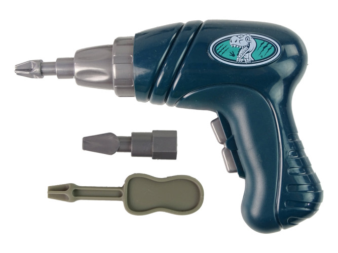 Конструктор-динозавр Стиракозавр на радиоуправлении (25 см, шуруповерт, звук, свет) - RS036-2