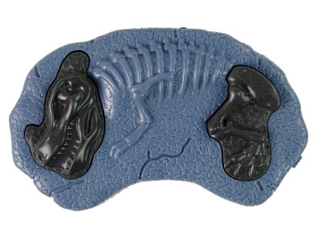 Конструктор-динозавр Стиракозавр на радиоуправлении (25 см, шуруповерт, звук, свет) - RS036-2