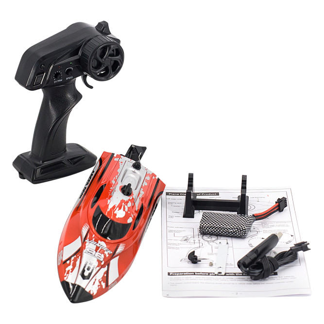 Радиоуправляемый катер Wander (30 см, LED, 25 км/ч) - HJ820-RED