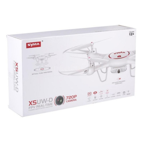 Радиоуправляемый квадрокоптер Syma X5UW-D с HD FPV Wi-Fi камерой, оптическим сенсором 2.4G - X5UW-D