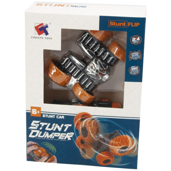 Радиоуправляемый перевертыш Orange Stunt Dumper Car 2.4G - CT-8034