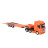 Металлический грузовик трейлер HUI NA TOYS масштаб 1:50 - HN1730-ORANGE