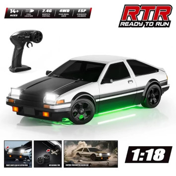 Радиоуправляемая дрифт машина с гироскопом Toyota AE86 1:18 - HB-RP1809