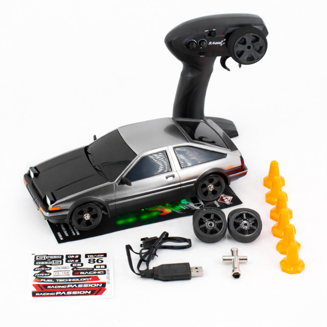 Радиоуправляемая дрифт машина с гироскопом Toyota AE86 1:18 - HB-RP1809