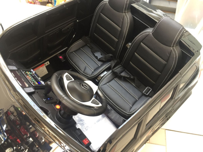 Детский электромобиль Mercedes Benz GLS63 LUXURY 4x4 12V 2.4G - Black - HL228-LUX-B