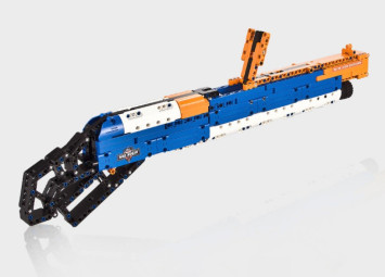 Конструктор Double E Cada Technics, дробовик M1887, 506 деталей, стреляет пульками - C81004W