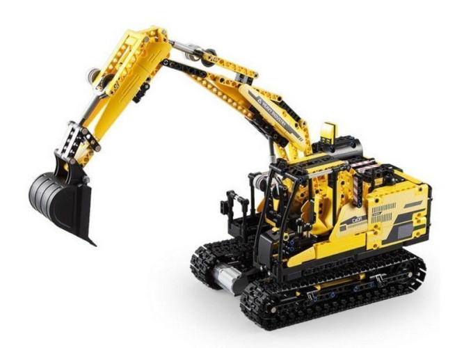 Радиоуправляемый конструктор CADA 2 в 1 экскаватор ROCK MAN (930 деталей) - C51026W