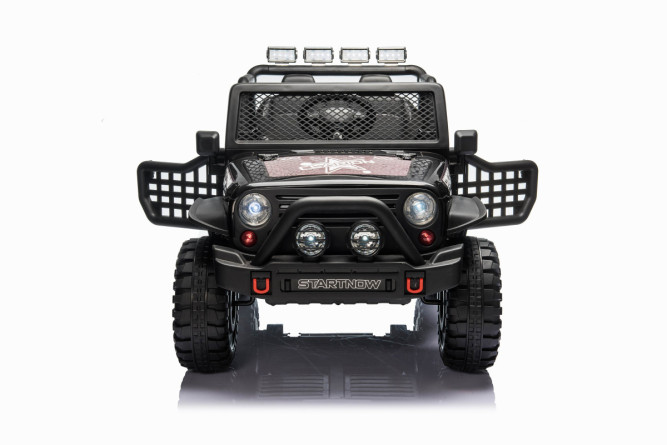Детский электромобиль джип XMX с полным приводом (черный, EVA, 12V) - XMX618-4WD-BLACK