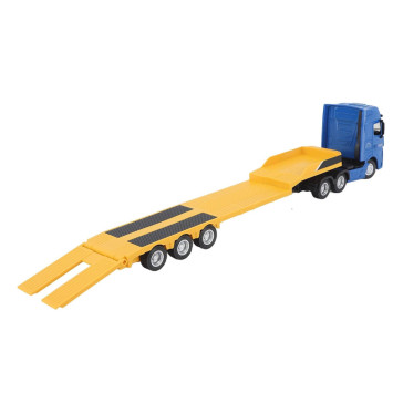 Металлический грузовик трейлер HUI NA TOYS масштаб 1:50 - HN1730-YELLOW