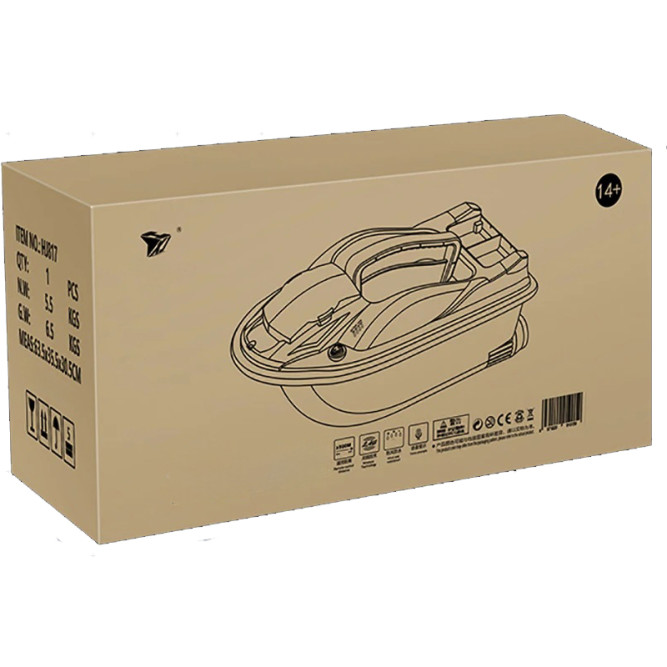 Прикормочный кораблик / катер для рыбалки с GPS - HJ817-BAG