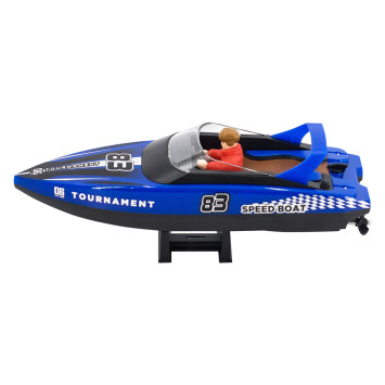 Радиоуправляемый катер яхта (15 км/ч, 25 см, 2 часа игры) - HJ821-BLUE