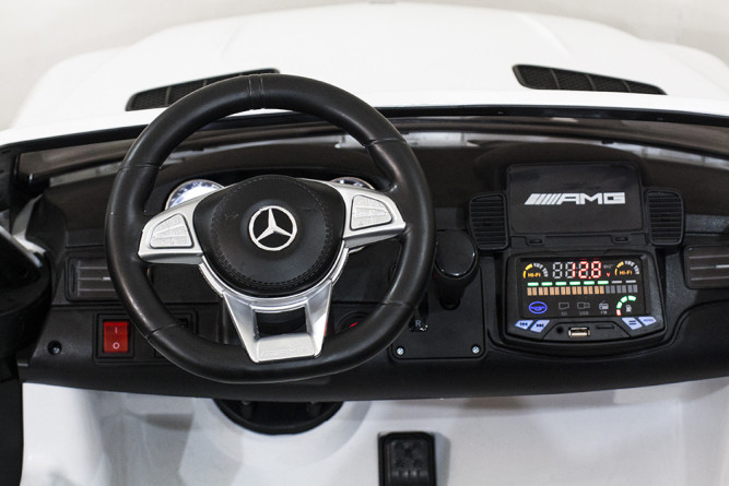 Детский электромобиль Mercedes Benz GLS63 LUXURY 4x4 12V 2.4G - White - HL228-LUX-W