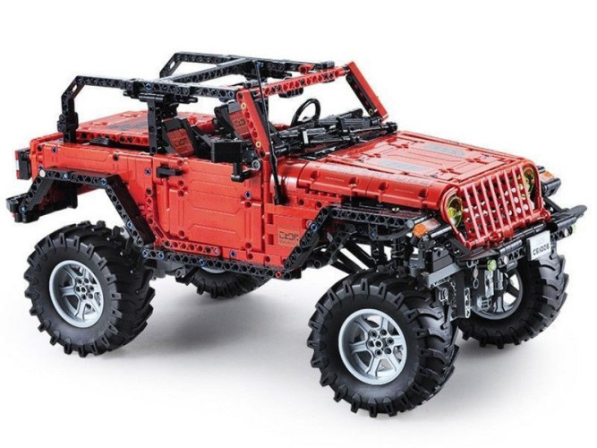 Радиоуправляемый конструктор CADA deTech Jeep Wrangler (1941 деталь) - C61006W