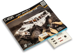 Радиоуправляемый конструктор CaDA внедорожник Warrior H2, 575 элементов - C51044W
