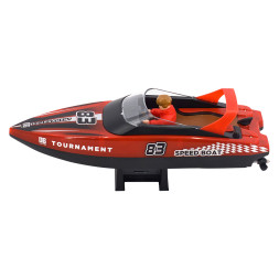 Радиоуправляемый катер яхта (15 км/ч, 25 см, 2 часа игры) - HJ821-RED