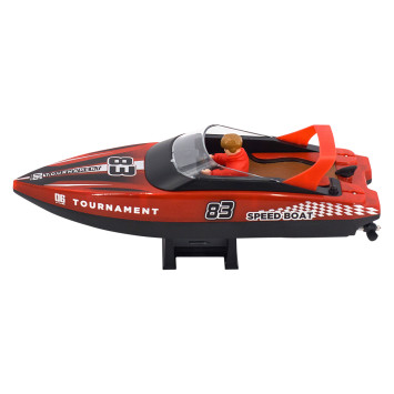 Радиоуправляемый катер яхта (15 км/ч, 25 см, 2 часа игры) - HJ821-RED