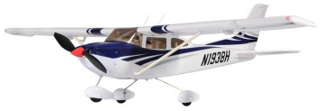 Радиоуправляемый самолет Top RC Cessna 182 400 class синий 965мм RTF 2.4G - TOP004C