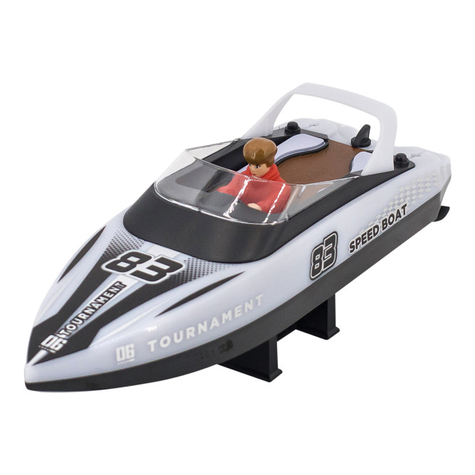 Радиоуправляемый катер яхта (15 км/ч, 25 см, 2 часа игры) - HJ821-WHITE