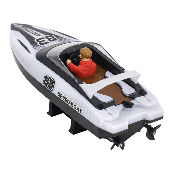 Радиоуправляемый катер яхта (15 км/ч, 25 см, 2 часа игры) - HJ821-WHITE