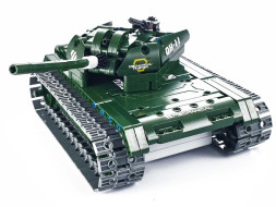 Радиоуправляемый конструктор танк QiHui Technics 4CH 2.4G 453 деталей - QH8011