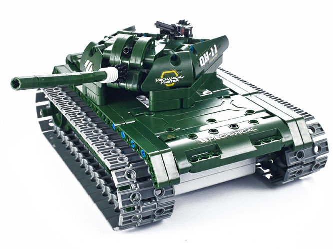 Радиоуправляемый конструктор танк QiHui Technics 4CH 2.4G 453 деталей - QH8011