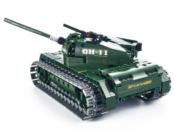 Радиоуправляемый конструктор танк QiHui Technics 4CH 2.4G 453 деталей - QH8011