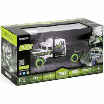 Радиоуправляемый грузовик - тягач WILD RIDERS (2WD, акб, 1:16) - GM1930-GREEN