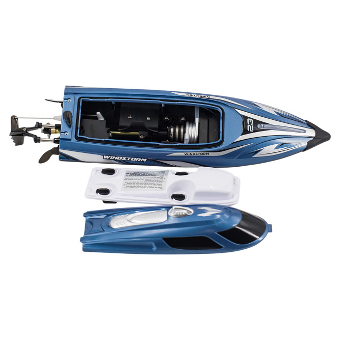 Радиоуправляемый катер WindStrom (36 см, 25 км/ч)- HJ823-BLUE