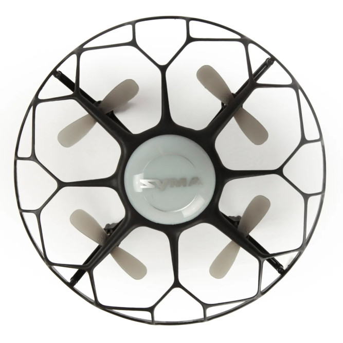 Радиоуправляемая летающая тарелка для детей и начинающих, 2 скорости, 10 трюков, подсветка, защита пропеллеров, аккумулятор