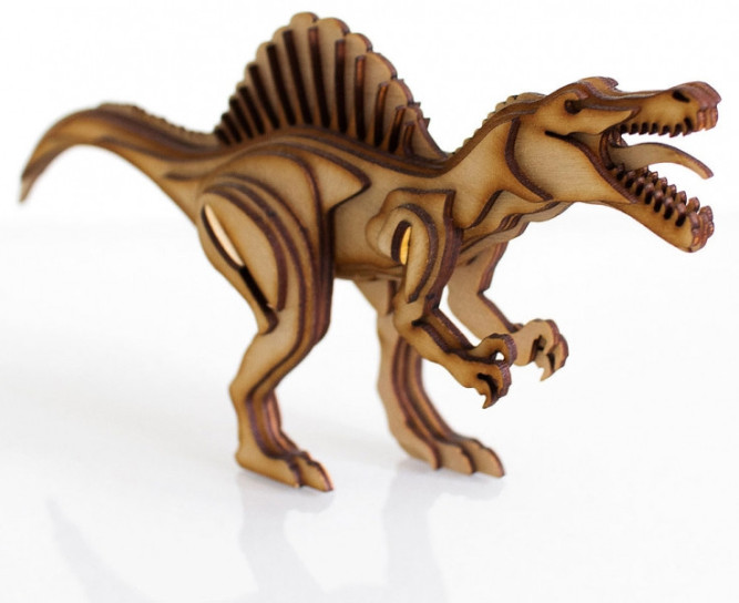 Конструктор-3D пазл KarCon &amp;quot;Спинозавр&amp;quot; - D02N