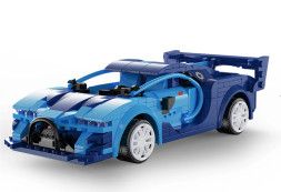 Радиоуправляемый конструктор CADA спортивный автомобиль Blue Race Car, 325 деталей - C51073W