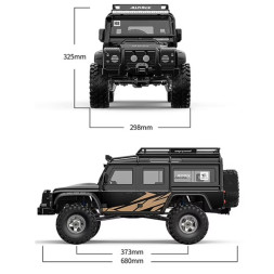 Радиоуправляемый краулер MJX Hyper Go 1/8 Трофи модель - MJX-H8H+