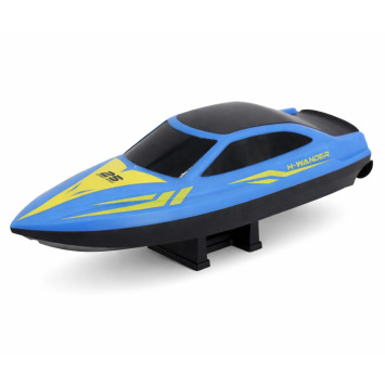 Радиоуправляемый катер (15 км/ч, 25 см, 30 мин, 7 видов подсветки) - HJ825-BLUE