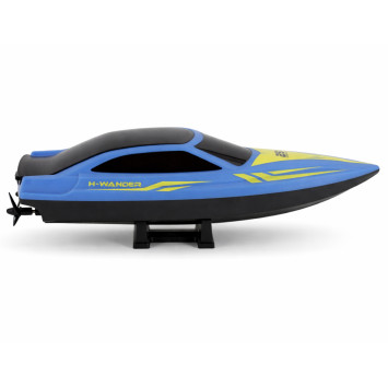 Радиоуправляемый катер (15 км/ч, 25 см, 30 мин, 7 видов подсветки) - HJ825-BLUE