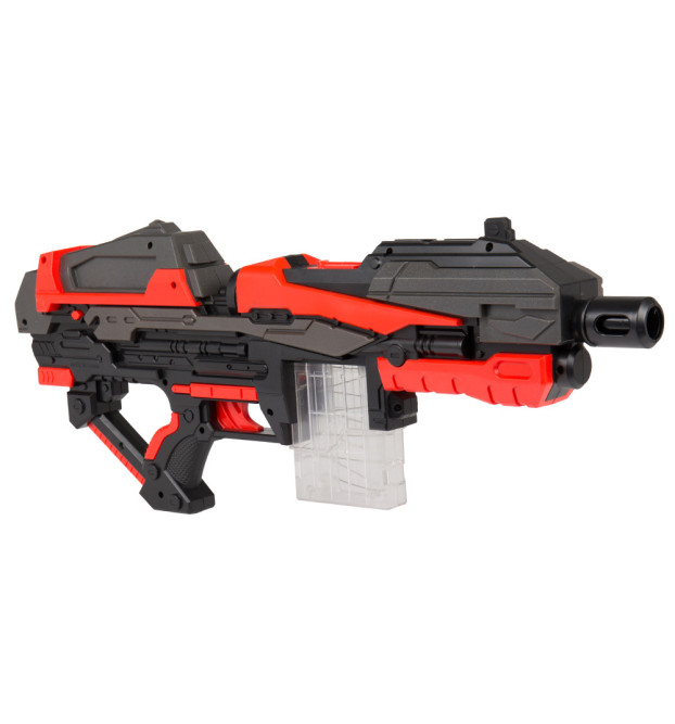 Автоматический бластер Автомат с обоймой на 10 мягких патронов - FJ821