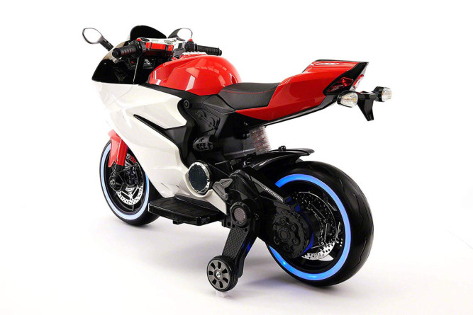 Детский электромотоцикл Ducati 12V - FT-1628-RED-WHITE