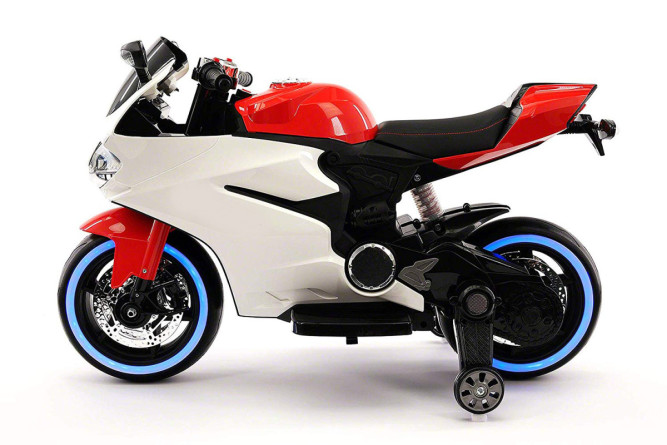 Детский электромотоцикл Ducati 12V - FT-1628-RED-WHITE