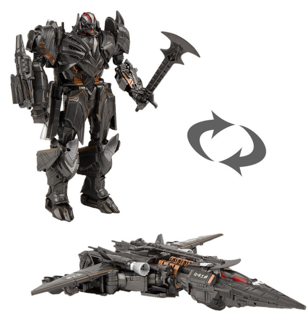 Трансформер Wei Jiang Робот-самолет стальной, 30 см - J8072