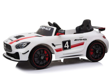 Детский электромобиль Hollicy Mercedes GT4 AMG White 12V - SX1918S-WHITE