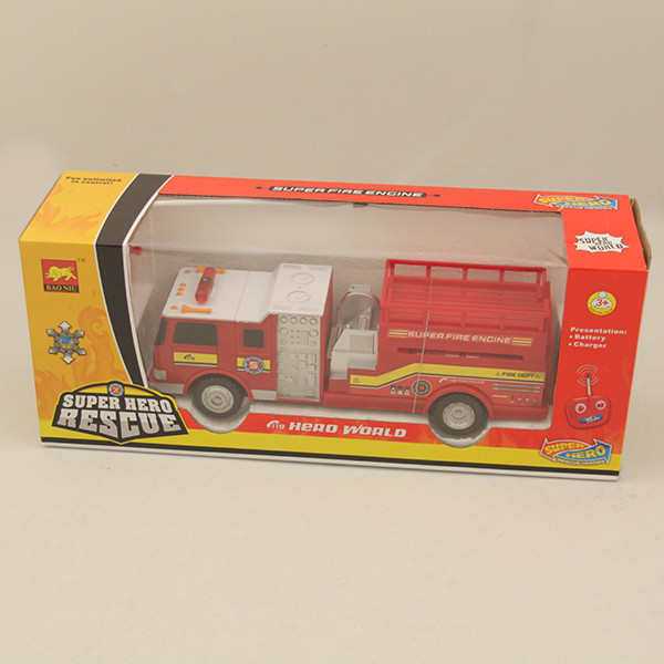 Радиоуправляемая пожарная машина с подъемной площадкой - R236