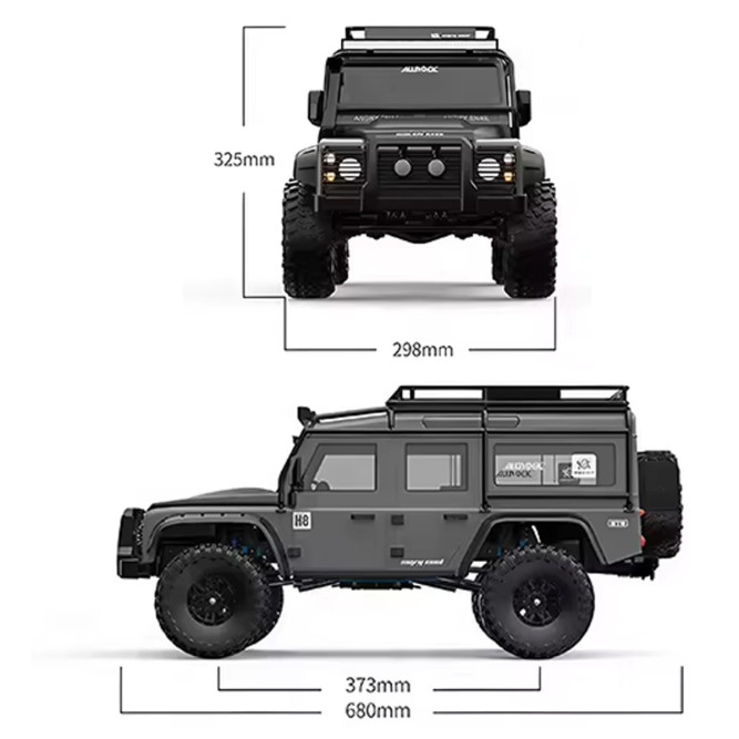 Радиоуправляемый краулер MJX Hyper Go 1/8 Трофи модель - MJX-H8H-GREY