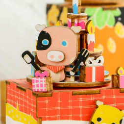 Деревянный 3D конструктор - музыкальная шкатулка Robotime "Sweet heart" - AM309