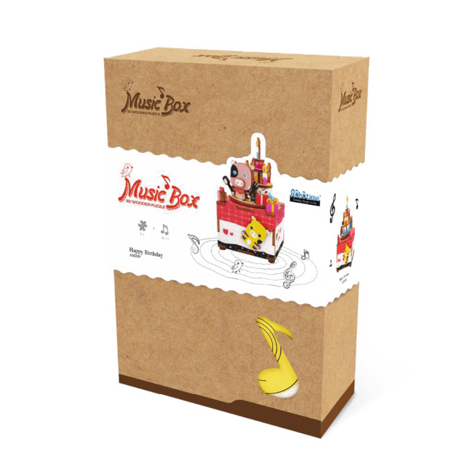 Деревянный 3D конструктор - музыкальная шкатулка Robotime &amp;quot;Sweet heart&amp;quot; - AM309