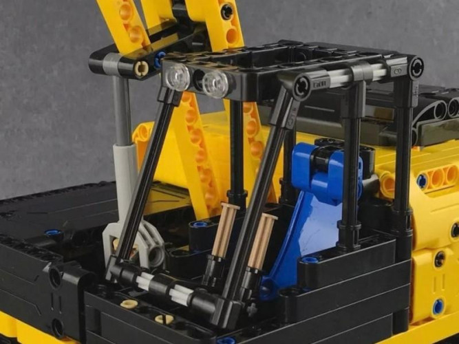 Конструктор CADA deTech радиоуправляемый гусеничный экскаватор (544 детали) - C51057W