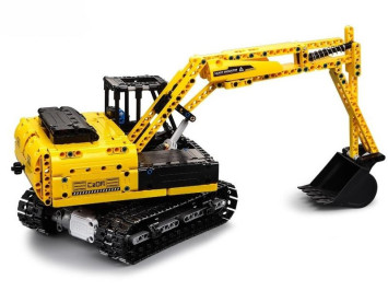 Конструктор CADA deTech радиоуправляемый гусеничный экскаватор (544 детали) - C51057W