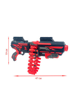 Автоматический бластер Дробовик с обоймой на 20 мягких патронов - FJ843