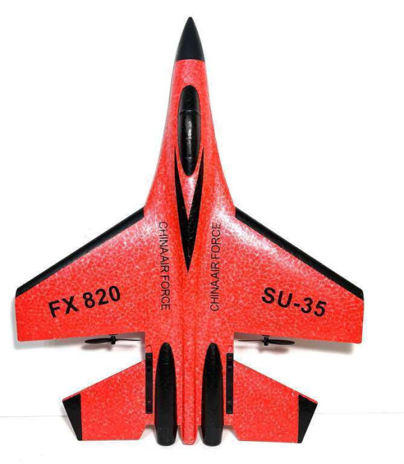 Радиоуправляемый самолет SU-35 для начинающих 2.4G - FX820-RED
