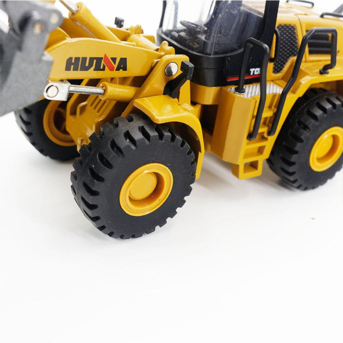 Металлический фронтальный погрузчик бревен Hui Na Toys 1:50 - HN1716