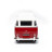 Радиоуправляемый минивэн WPL D-52MINI Volkswagen T1 красный 1:16 - WPLD-52MINI-RED